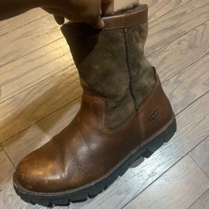 Men's UGG  winter boots brown black sz 15